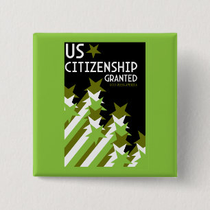 Zuerkennung der US-Staatsbürgerschaft Button