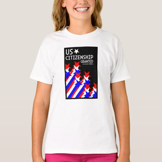 Zuerkennung der US-Staatsbürgerschaft T-Shirt (Vorderseite)