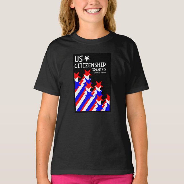 Zuerkennung der US-Staatsbürgerschaft T-Shirt (Vorderseite)