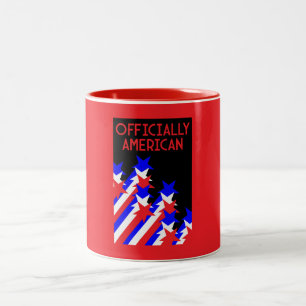 Zuerkennung der US-Staatsbürgerschaft Zweifarbige Tasse