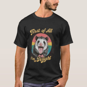 Zuerst bin ich ein zauberhafter sarkastischer, wüt T-Shirt