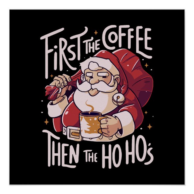 Zuerst der Kaffee dann das HOHO Poster (Vorderseite)