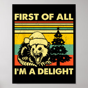Zuerst einmal bin ich eine Freude Weihnachten Sark Poster