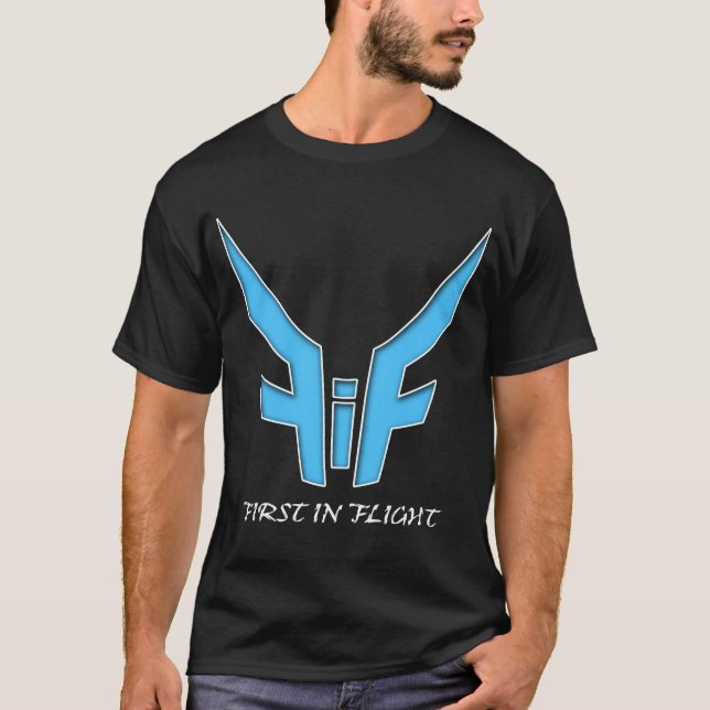 Zuerst im Flug - Terry T-Shirt (Vorderseite)
