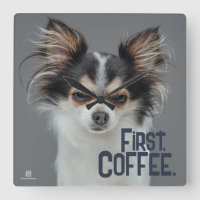 Zuerst Kaffee. - Anpassbare Chihuahua