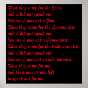 Zuerst kamen sie poster