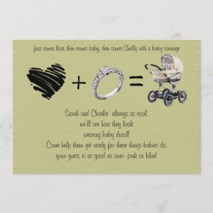 Zuerst kommt Liebe, dann kommt die Ehe.... Einladung