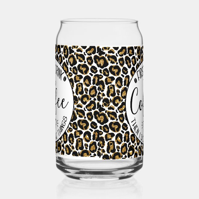 Zuerst trinke ich den Kaffee, dann mache ich die S Dosenglas (Rechts)