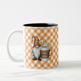 Zuerst trinke ich den Kaffee Zweifarbige Tasse