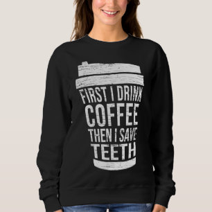 Zuerst trinke ich Kaffee, dann spare ich den TH-Ge Sweatshirt