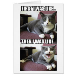 Zuerst war ich wie…