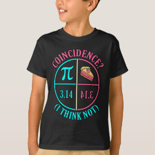 Zufall Pi Day Lover Mathematiker Lehrer Mathematic T-Shirt