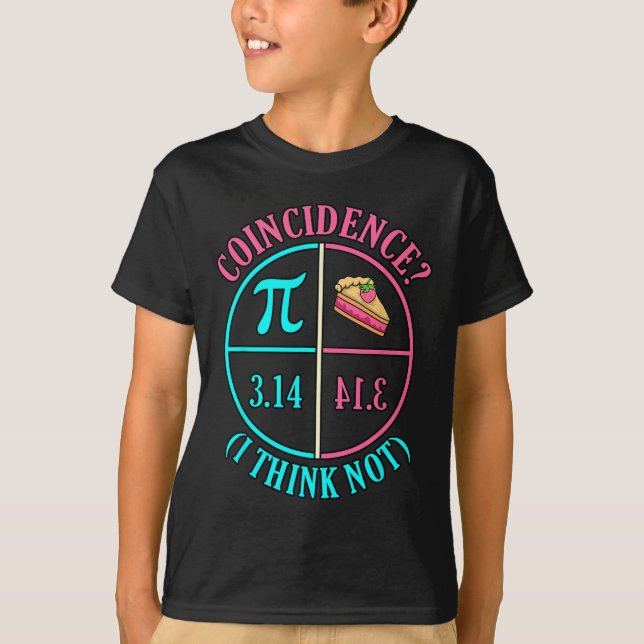Zufall Pi Day Lover Mathematiker Lehrer Mathematic T-Shirt (Vorderseite)