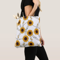 Zufällige Art Nouveau Sonnenblumen Retro-Blumen Ge
