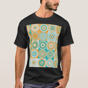 Zufällige farbige Kreise: Künstlerischer Hintergru T-Shirt