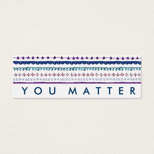 Zufällige Handlungen von Kindheit Sie zählen Karte (Vorderseite)