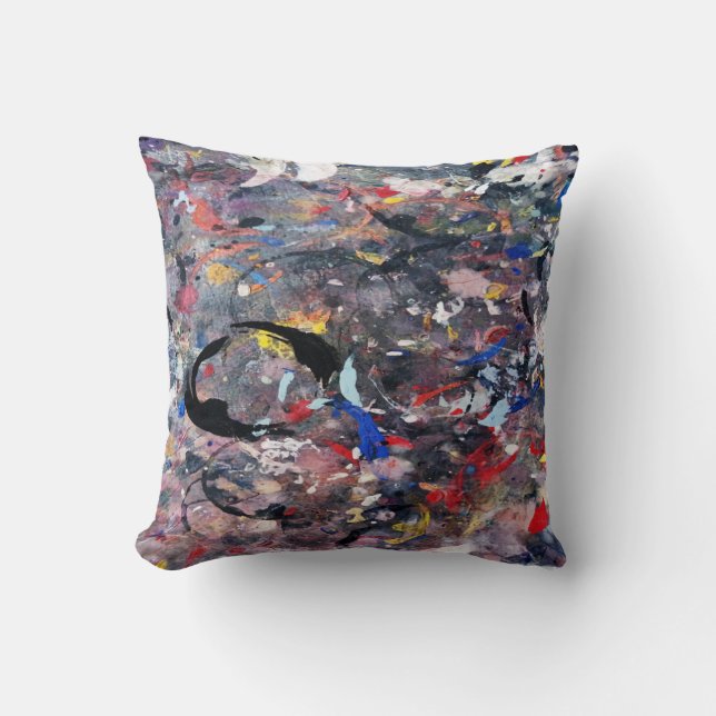 zufällige Kunst Kissen (Vorderseite)