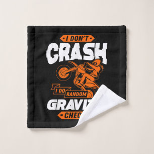 Zufällige Schwerkraft-Checks - Motocross & Dirt Bi Waschlappen