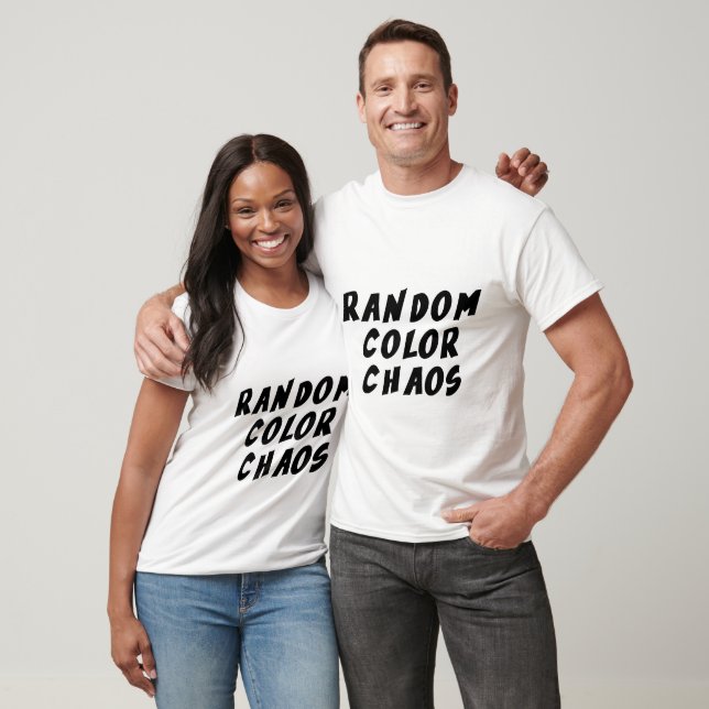 Zufälliges Farbchaos T-Shirt (Unisex)