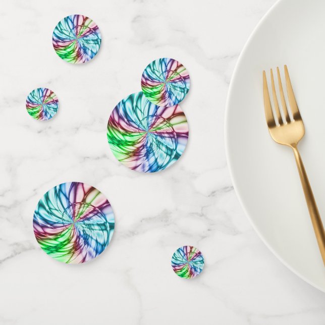 Zufälligkeit | Multicolor Fraktal Art Konfetti (Gruppe)