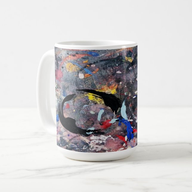 Zufallskunst Kaffeetasse (Vorderseite Links)