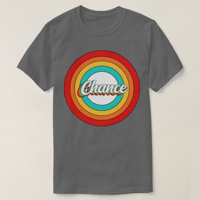 Zufallsname Shirt Vintag Chance Circle (Design vorne)