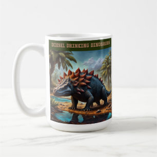 Zufriedener Ankylosaurus Kaffeetasse