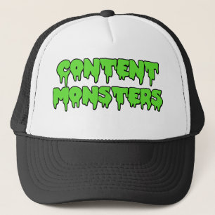 ZUFRIEDENER MONSTER-KLASSIKER-HUT TRUCKERKAPPE