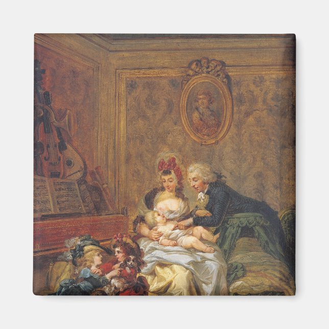 Zufriedenheit mit der Ehe oder, der glücklichen Fa Magnet (Vorne)