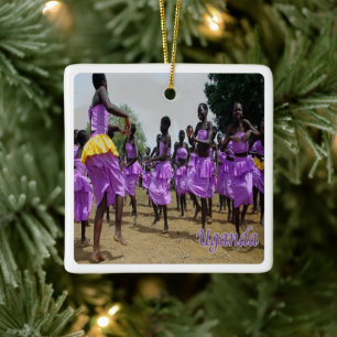 zUG004 UGANDA,Kulturelle Feierlichkeiten, Afrika, Keramikornament