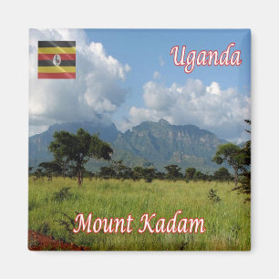 zUG009 UGANDA, Mount Kadam, Afrika, Kühlschrank Magnet