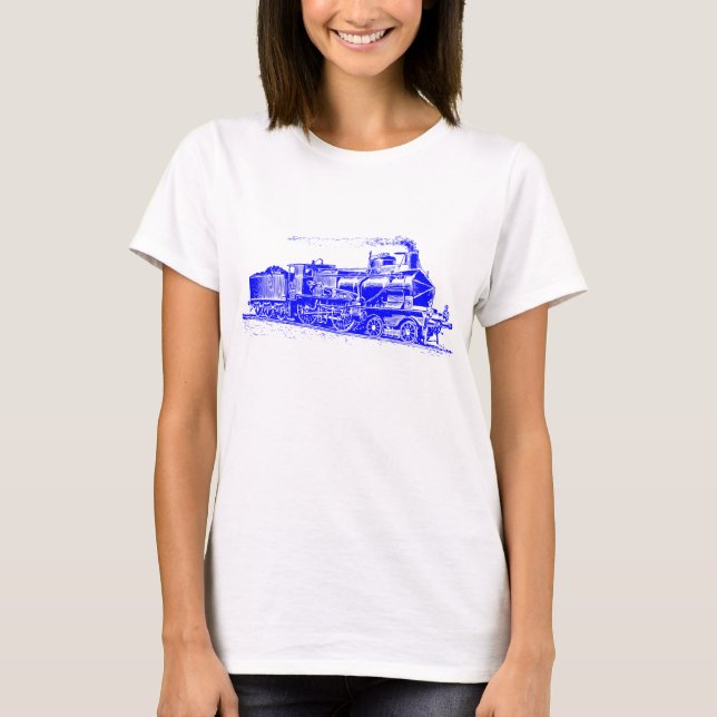 Zug 03 - Blau T-Shirt (Vorderseite)