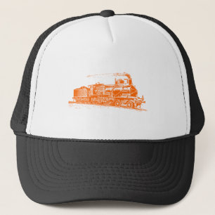 Zug 03 - Orange Truckerkappe