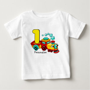 Zug 1. Geburtstag Baby T-shirt