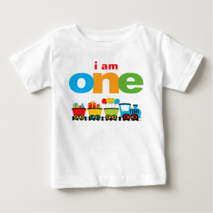 Zug 1. Geburtstags-T-Shirt Kleinkind Baby Kind T-shirt