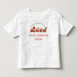Zug 2. Geburtstagsfeier Kleiner Dirigent Kleinkind T-shirt