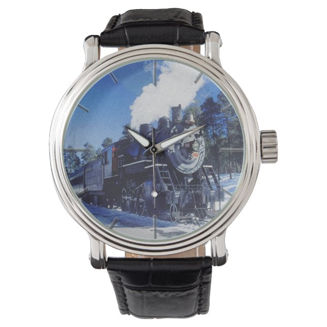 Zug 3 Uhr und Zahlenangaben (Vorderseite)