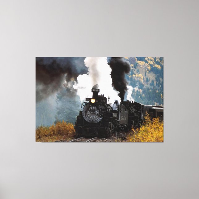 Zug 5 überzogene Canvas Leinwanddruck (Vorderseite)