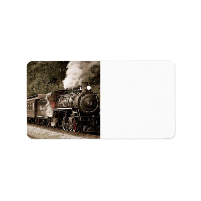 Zug Adressaufkleber (Vorne)