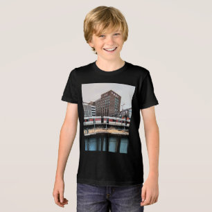 Zug am Bahnhof Tri-Blend Shirt