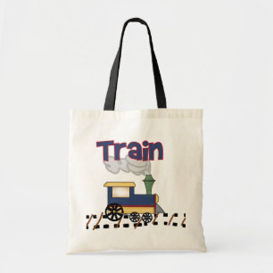 Zug auf Bahn-T-Shirts und Geschenken Tragetasche