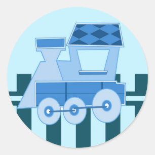 Zug-Aufkleber Runder Aufkleber