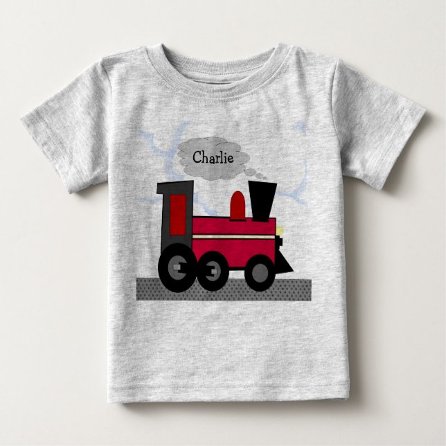 Zug Baby T-shirt (Vorderseite)