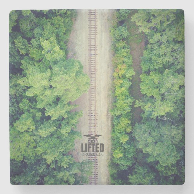 Zug-Bahnen Steinuntersetzer (Vorderseite)