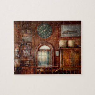 Zug - Büro - Fenster der Karteninhaber Puzzle