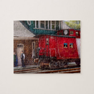 Zug - Caboose - Ende der Strecke Puzzle