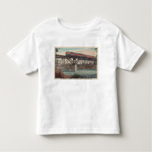 Zug-D Tippecanoe/kreuzenTippecanoe Fluss Kleinkind T-shirt