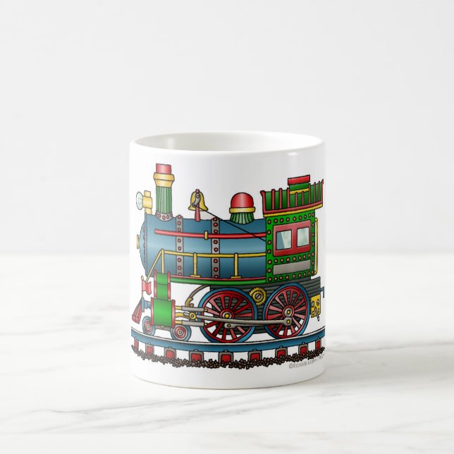 Zug-Dampf-Motor Choo Choo Tasse (Mittel)