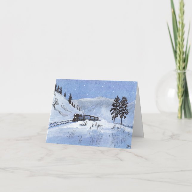 Zug Dankeskarte (Vorderseite)