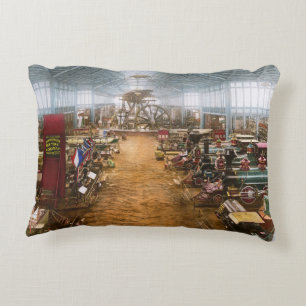 Zug - Der neue Zug riecht 1876 Dekokissen